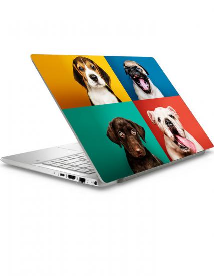 Sevimli Köpekler Laptop Sticker 3