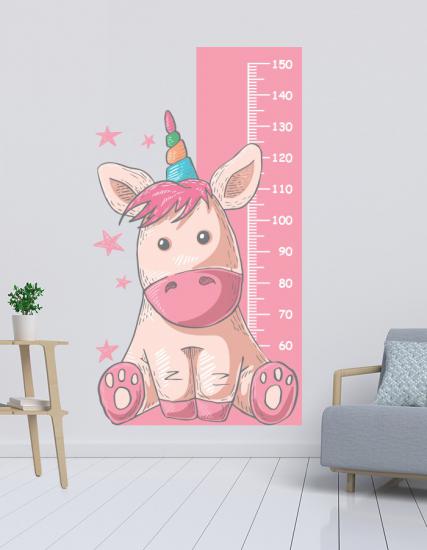 Baby Unicorn Boy Ölçer Sticker 3