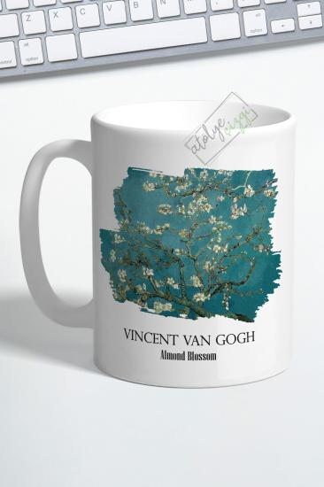 Van Gogh Badem Çiçeği Almond Porselen Kupa Bardak