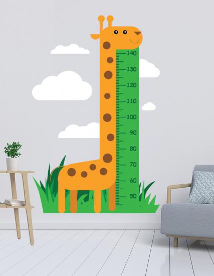 Zürafa Boy Ölçer Sticker  