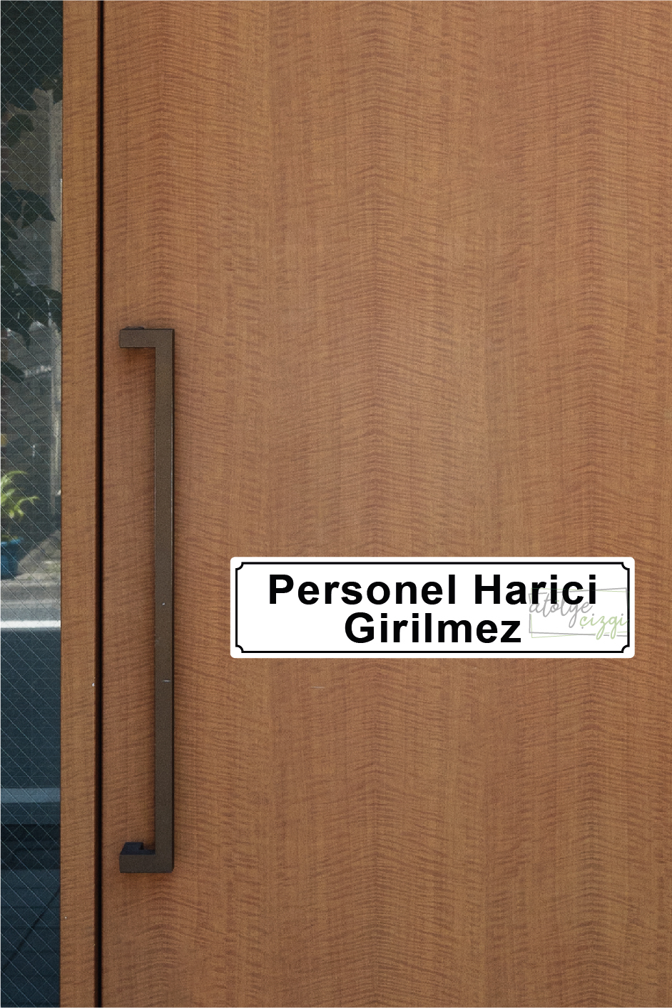 Personel%20Harici%20Girilmez%20Yönlendirme%20Levhası%2020%20cm%20x%205%20cm%20Beyaz%20Metal