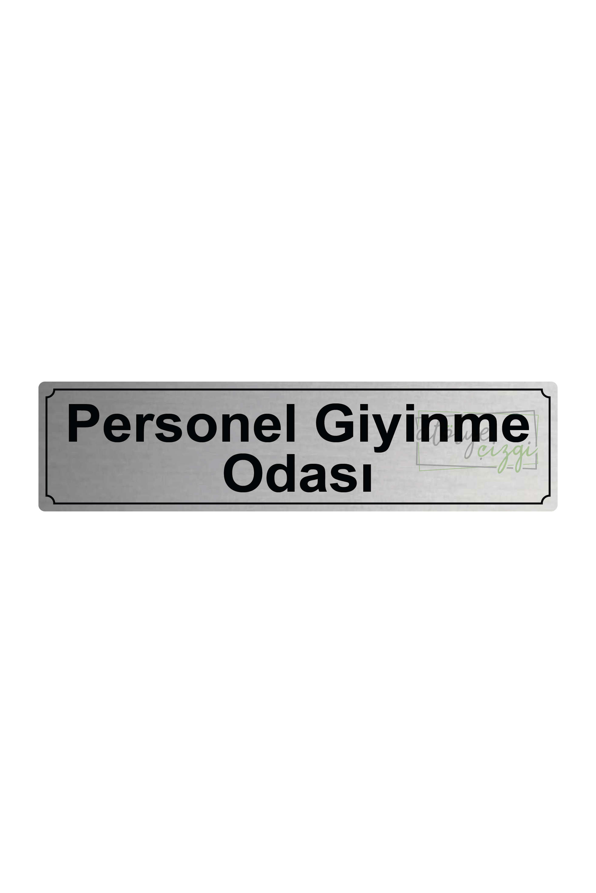 Personel%20Giyinme%20Odası%20Yönlendirme%20Levhası%2020%20cm%20x%205%20cm%20Gümüş%20Fırçalı%20Metal